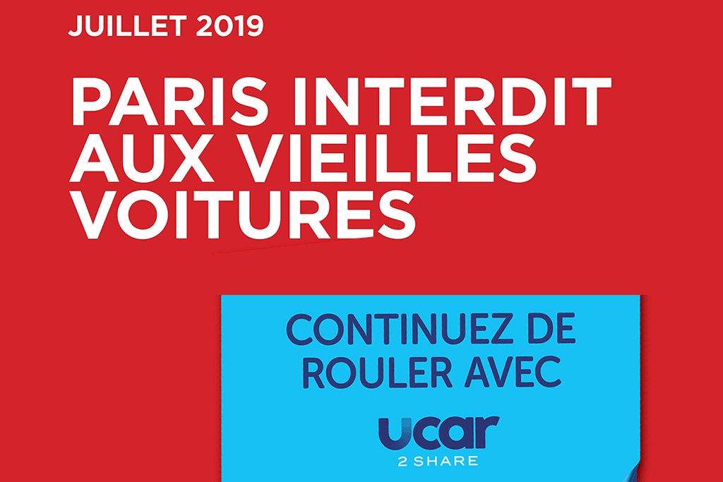 Grâce à Ucar2Share continuez à rouler dans Paris